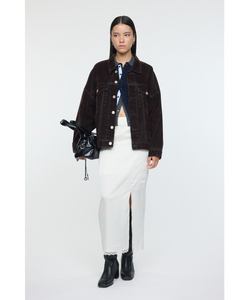 DOUBLE LAYERED ニットシャツ（ニット/セーター）｜MOUSSY（マウジー