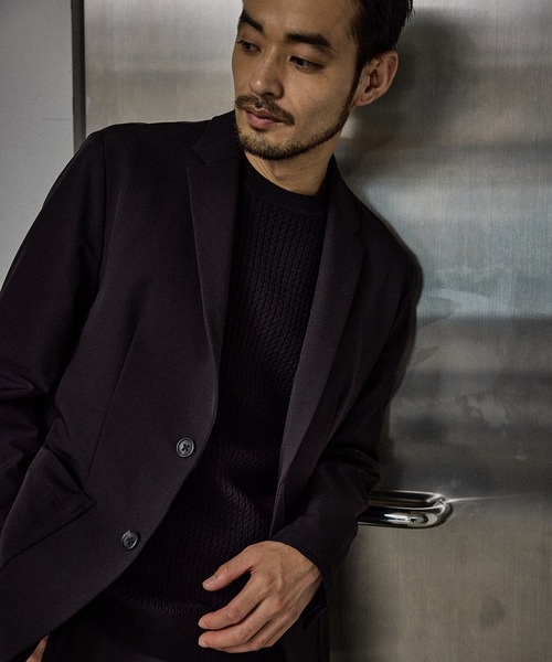 JUN STANDARD PICKS(ジュンスタンダードピックス)の「ウェルブリージングジャケット/セットアップ対応/軽量(テーラードジャケット・メンズ・カーキ/ブラック・LL/L/M/S)」の7枚目の写真