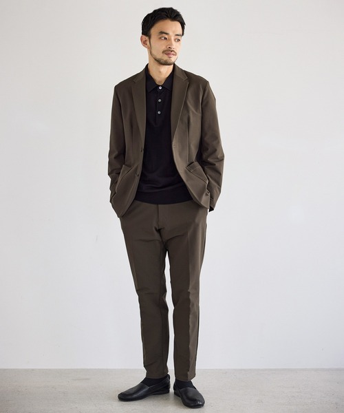 JUN STANDARD PICKS(ジュンスタンダードピックス)の「ウェルブリージングジャケット/セットアップ対応/軽量(テーラードジャケット・メンズ・カーキ/ブラック・LL/L/M/S)」の5枚目の写真