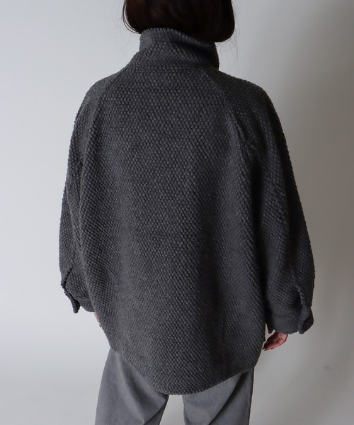 DRESSLAVE(ドレスレイブ)の「popcorn duffle coat(ポップコーンダッフルコート)(ダッフルコート・レディース・グレー・38)」の4枚目の写真