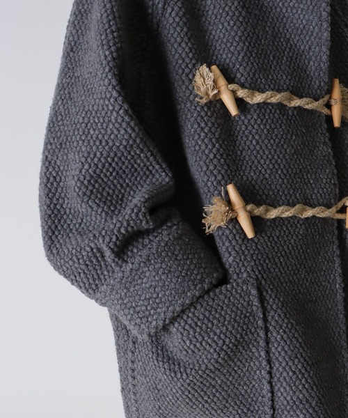 DRESSLAVE(ドレスレイブ)の「popcorn duffle coat(ポップコーンダッフルコート)(ダッフルコート・レディース・グレー・38)」の6枚目の写真
