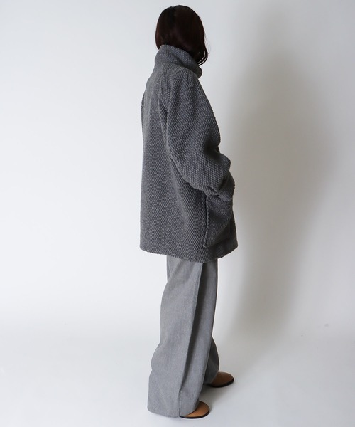 DRESSLAVE(ドレスレイブ)の「popcorn duffle coat(ポップコーンダッフルコート)(ダッフルコート・レディース・グレー・38)」の8枚目の写真