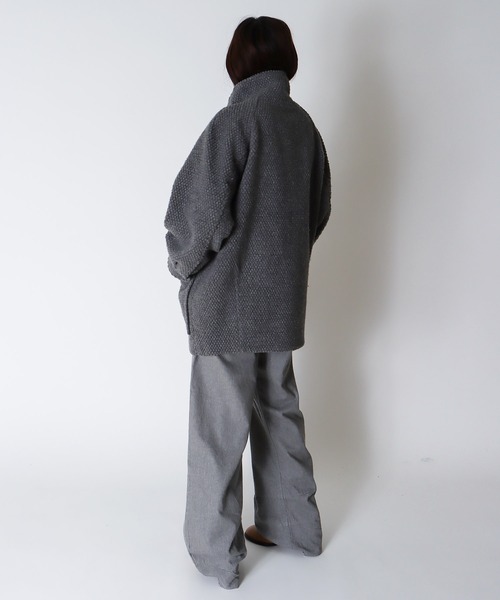 DRESSLAVE(ドレスレイブ)の「popcorn duffle coat(ポップコーンダッフルコート)(ダッフルコート・レディース・グレー・38)」の9枚目の写真