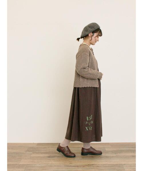 Samansa Mos2(サマンサ モスモス)の「【マカベアリス×Samansa Mos2】刺繍カーディガン(カーディガン/ボレロ・レディース・ベージュ/チャコールグレー/モカ・F)」の18枚目の写真