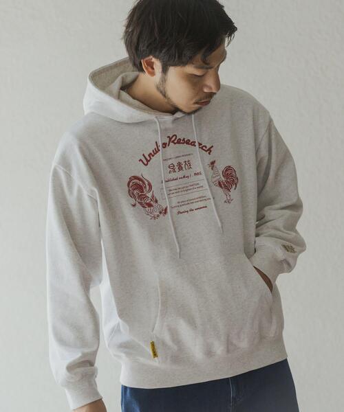 URBAN RESEARCH(アーバンリサーチ)の「鳥貴族×UR UnuboResearch PARKA(スウェット・メンズ・ブラック/チャコールグレー/グレー/レッド/モカ・MEDIUM/X-LARGE/LARGE)」の13枚目の写真