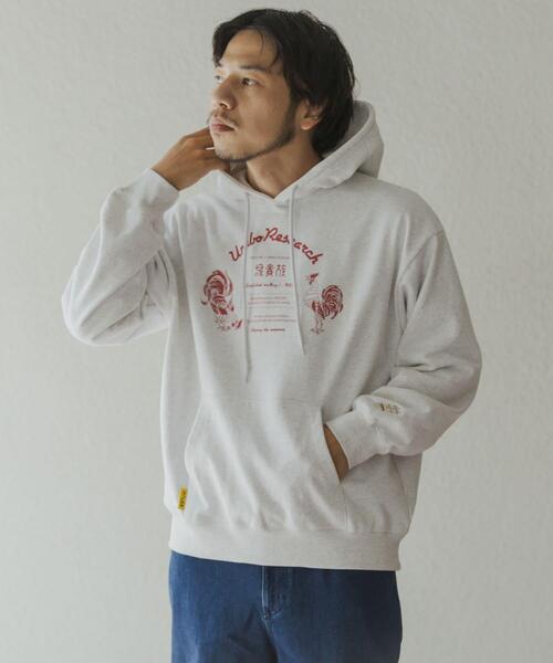 URBAN RESEARCH(アーバンリサーチ)の「鳥貴族×UR UnuboResearch PARKA(スウェット・メンズ・ブラック/チャコールグレー/グレー/レッド/モカ・MEDIUM/X-LARGE/LARGE)」の14枚目の写真