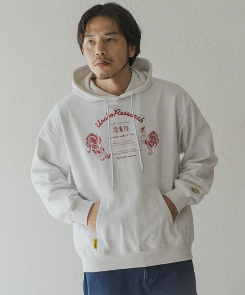 URBAN RESEARCH(アーバンリサーチ)の「鳥貴族×UR UnuboResearch PARKA(スウェット・メンズ・ブラック/チャコールグレー/グレー/レッド/モカ・MEDIUM/X-LARGE/LARGE)」の15枚目の写真