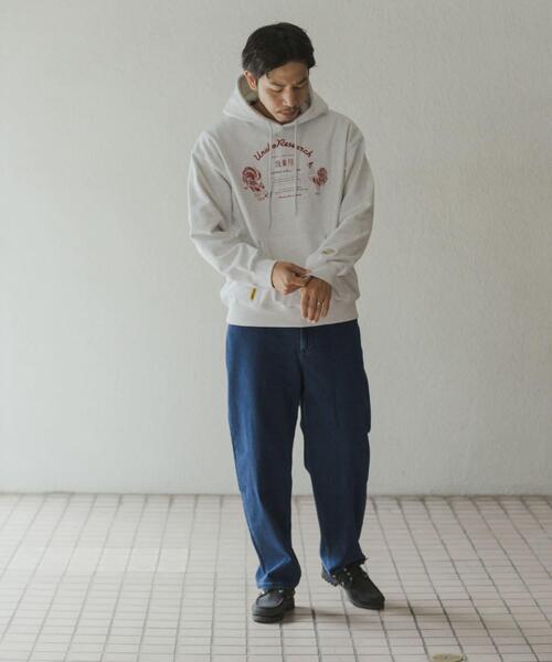 URBAN RESEARCH(アーバンリサーチ)の「鳥貴族×UR UnuboResearch PARKA(スウェット・メンズ・ブラック/チャコールグレー/グレー/レッド/モカ・MEDIUM/X-LARGE/LARGE)」の17枚目の写真