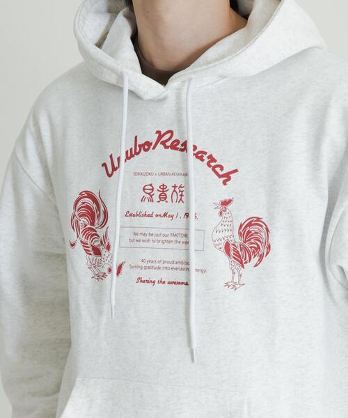 URBAN RESEARCH(アーバンリサーチ)の「鳥貴族×UR UnuboResearch PARKA(スウェット・メンズ・ブラック/チャコールグレー/グレー/レッド/モカ・MEDIUM/X-LARGE/LARGE)」の18枚目の写真