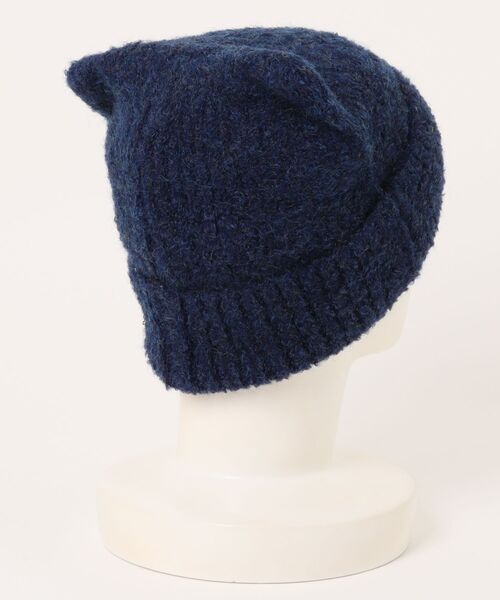 TONE SELECT GOODS(トーンセレクトグッズ)の「【urge select】《アニマルシリーズ》ネコ耳 もこもこ ニット帽/ニットキャップ【8色展開】(ニットキャップ/ビーニー・レディース・ブラック/グレー/ベージュ/サンドベージュ/ネイビー/ホワイト/ブラウン/ピンク・FREE)」の9枚目の写真