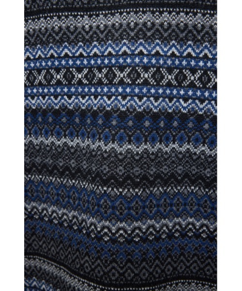 MOUSSY(マウジー)の「FAIR ISLE ニットジャケット(カーディガン/ボレロ・レディース・ネイビー/グレー・FREE)」の19枚目の写真