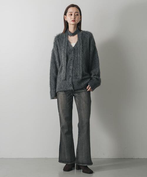 SENSE OF PLACE by URBAN RESEARCH(センスオブプレイスバイアーバンリサーチ)の「ブラストフレアデニム(その他パンツ・レディース・ブラック/ライトインディゴブルー・SMALL/MEDIUM)」の14枚目の写真