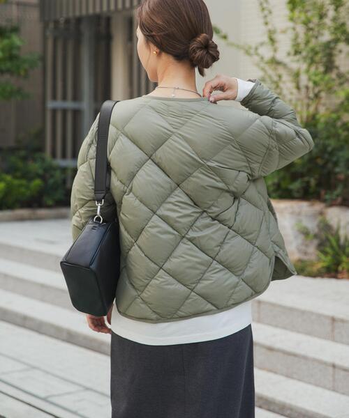 新品◎アーバンリサーチドアーズ◎ライトダウンキルトショートブルゾン//チャコール URBAN RESEARCH DOORS（アーバンリサーチドアーズ）の「ライト