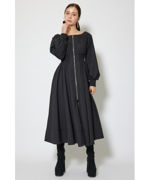 MA-1オフショルロングスリーブワンピース 秋服 冬服（ワンピース