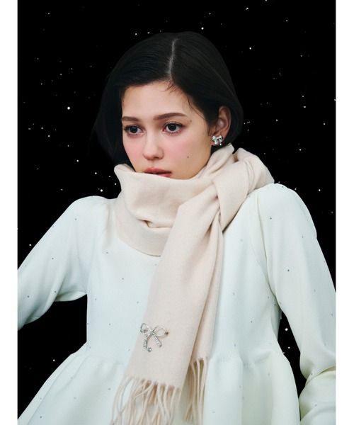 セール】ホットフィットビジューペプラムニットプルオーバー（ニット