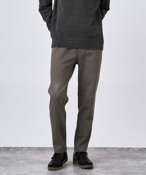 B.C STOCK（ベーセーストック）の「ブラッシュド ストライク ストレッチ テーパードスラックス（スラックス・メンズ・ブラック/チャコールグレー/グレー/ベージュ/ネイビー/ブラウン・MEDIUM/LARGE）」の5枚目の写真