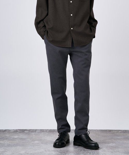B.C STOCK（ベーセーストック）の「ブラッシュド ストライク ストレッチ テーパードスラックス（スラックス・メンズ・ブラック/チャコールグレー/グレー/ベージュ/ネイビー/ブラウン・MEDIUM/LARGE）」の6枚目の写真