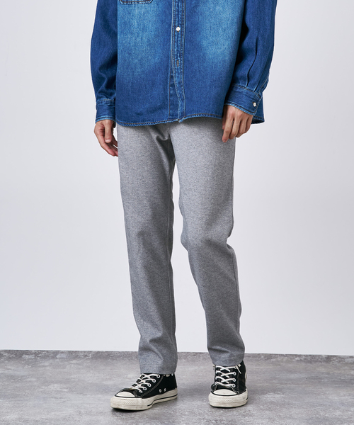 B.C STOCK（ベーセーストック）の「ブラッシュド ストライク ストレッチ テーパードスラックス（スラックス・メンズ・ブラック/チャコールグレー/グレー/ベージュ/ネイビー/ブラウン・MEDIUM/LARGE）」の16枚目の写真