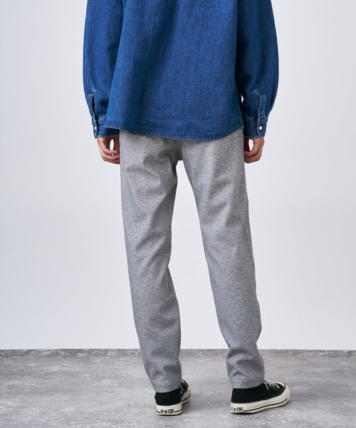 B.C STOCK（ベーセーストック）の「ブラッシュド ストライク ストレッチ テーパードスラックス（スラックス・メンズ・ブラック/チャコールグレー/グレー/ベージュ/ネイビー/ブラウン・MEDIUM/LARGE）」の18枚目の写真