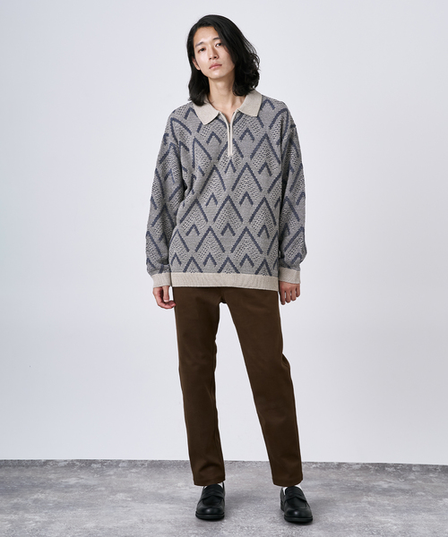 B.C STOCK（ベーセーストック）の「ブラッシュド ストライク ストレッチ テーパードスラックス（スラックス・メンズ・ブラック/チャコールグレー/グレー/ベージュ/ネイビー/ブラウン・MEDIUM/LARGE）」の19枚目の写真