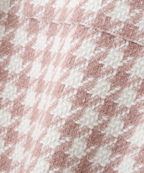 JILL by JILL STUART（ジルバイジルスチュアート）の「◇千鳥ツイードジャケット（その他アウター・レディース・ピンク系その他/ブラック系その他・FREE）」の4枚目の写真