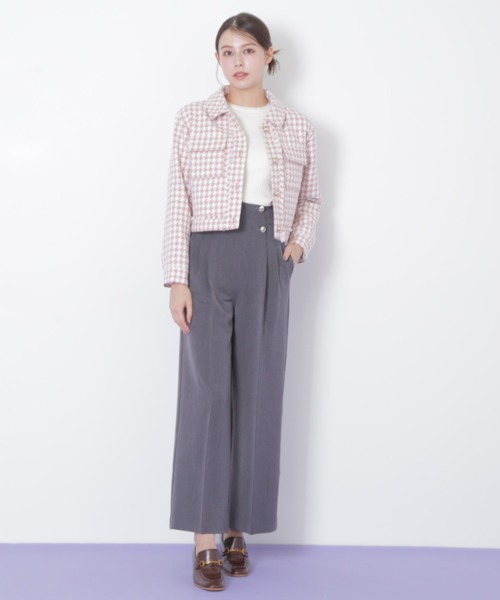 JILL by JILL STUART（ジルバイジルスチュアート）の「◇千鳥ツイードジャケット（その他アウター・レディース・ピンク系その他/ブラック系その他・FREE）」の17枚目の写真