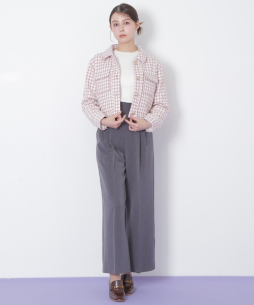 JILL by JILL STUART（ジルバイジルスチュアート）の「◇千鳥ツイードジャケット（その他アウター・レディース・ピンク系その他/ブラック系その他・FREE）」の19枚目の写真