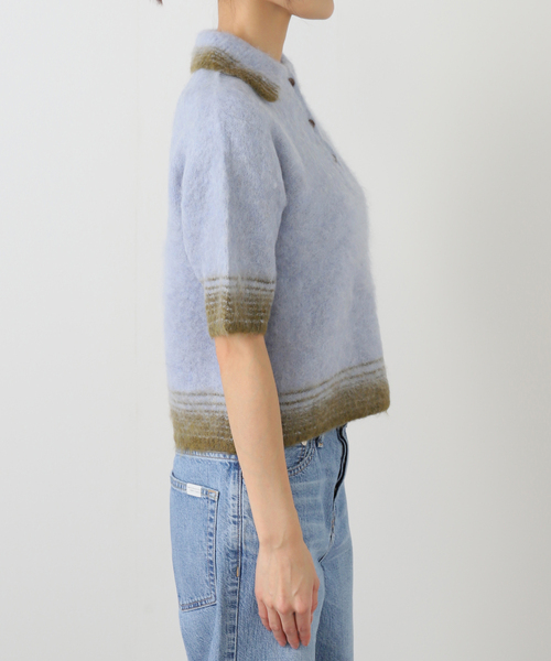 SAYAKADAVIS（サヤカディヴィス）の「SAYAKA DAVIS COMPACT KNIT TKT118STR-FA：ニット（ニット/セーター・レディース・ブルー・SMALL）」の11枚目の写真