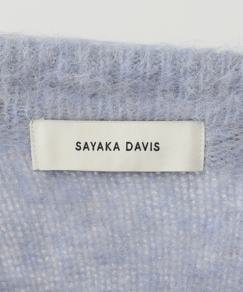SAYAKADAVIS（サヤカディヴィス）の「SAYAKA DAVIS COMPACT KNIT TKT118STR-FA：ニット（ニット/セーター・レディース・ブルー・SMALL）」の13枚目の写真