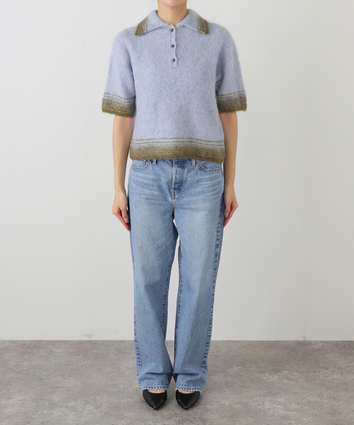 SAYAKADAVIS（サヤカディヴィス）の「SAYAKA DAVIS COMPACT KNIT TKT118STR-FA：ニット（ニット/セーター・レディース・ブルー・SMALL）」の16枚目の写真