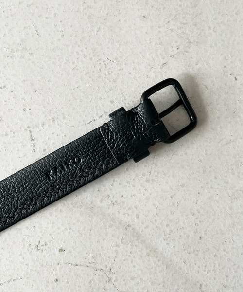 KAIKO（カイコー）の「KAIKO Grain leather belt（ベルト・メンズ・ブラック・28/30/32/34）」の2枚目の写真
