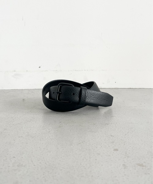 KAIKO（カイコー）の「KAIKO Grain leather belt（ベルト・メンズ・ブラック・28/30/32/34）」の3枚目の写真