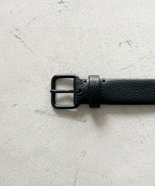 KAIKO（カイコー）の「KAIKO Grain leather belt（ベルト・メンズ・ブラック・28/30/32/34）」の4枚目の写真