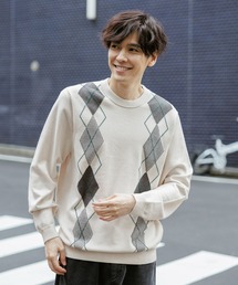 GLOBAL WORK | メルティ柄プルオーバー/581097(ニット/セーター)