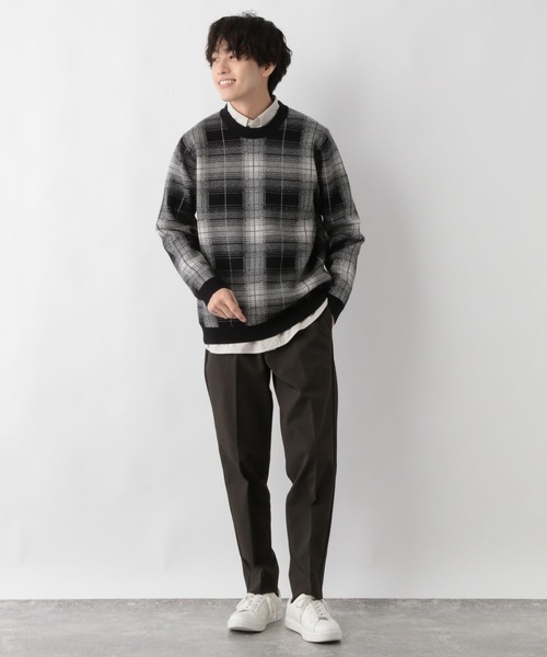 GLOBAL WORK（グローバルワーク）の「メルティ柄プルオーバー/581097（ニット/セーター・メンズ・ホワイト系その他3/その他/グレー系その他/ブルー系その他4/ホワイト系その他2/ブルー系その他7・MEDIUM/SMALL/LARGE/X-LARGE）」の20枚目の写真