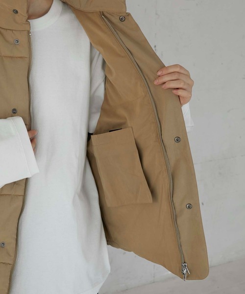 LA PEAU DE GEM】bomber vest/ボンバーベスト（ダウンベスト）｜LA