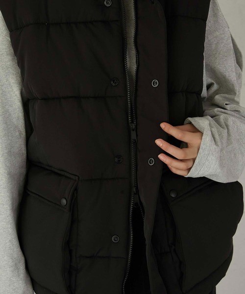 LA PEAU DE GEM】bomber vest/ボンバーベスト（ダウンベスト）｜LA