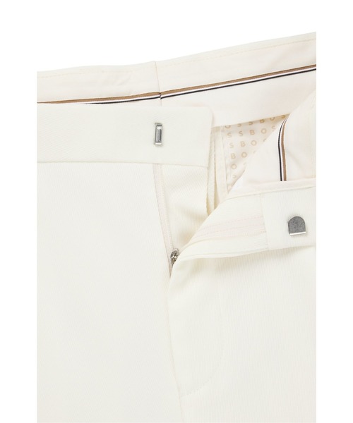 BOSS(ボス)の「ウォッシャブル リラックスフィットパンツ ストレッチツイル ウール入り(その他パンツ・メンズ・ホワイト・52/50/46/44/48)」の5枚目の写真