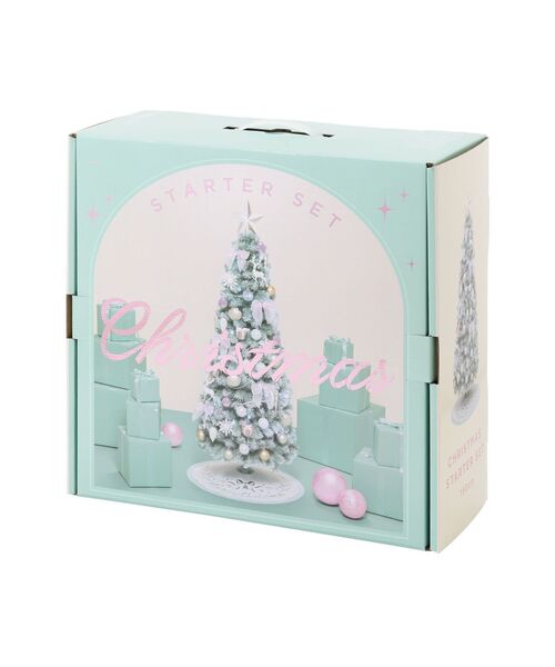 クリスマスツリー スターターセット 150cm ライトグリーン（インテリア