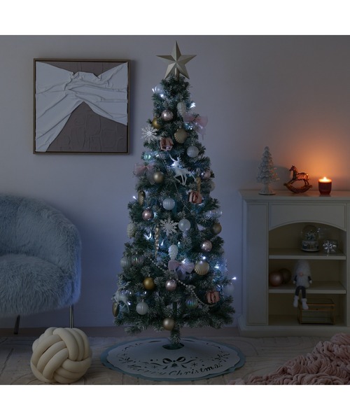 クリスマスツリー スターターセット 150cm ライトグリーン（インテリア