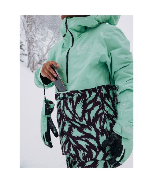 BURTON（バートン）の「[ak] キミー GORE-TEX 2L アノラックジャケット（その他アウター・レディース・ブラック系その他/グリーン系その他・M/S/L）」の5枚目の写真