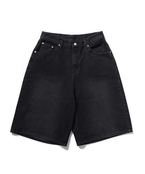 GAKKAI UNIONS(ガッカイユニオンズ)の「デニムバミューダパンツブラック(その他パンツ・レディース・その他・SMALL/MEDIUM/LARGE)」の2枚目の写真