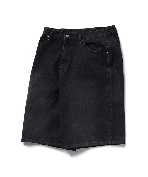 GAKKAI UNIONS(ガッカイユニオンズ)の「デニムバミューダパンツブラック(その他パンツ・レディース・その他・SMALL/MEDIUM/LARGE)」の4枚目の写真