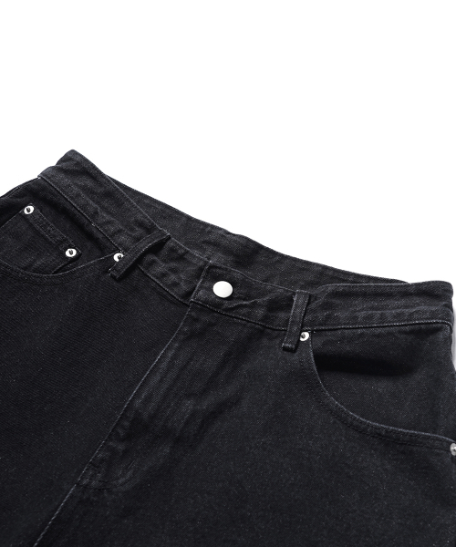 GAKKAI UNIONS(ガッカイユニオンズ)の「デニムバミューダパンツブラック(その他パンツ・レディース・その他・SMALL/MEDIUM/LARGE)」の5枚目の写真
