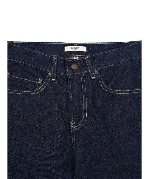 GLOWNY（グロウニ―）の「901 LOW-RISE WIDE LEG JEANS (DEEP BLUE)（デニムパンツ・レディース・その他・MEDIUM/LARGE/X-SMALL）」の4枚目の写真