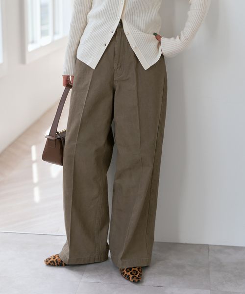 セール】バックギャザーチノ（チノパンツ）｜Spick & Span（スピック