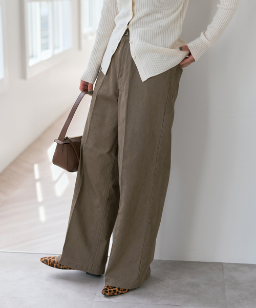 セール】バックギャザーチノ（チノパンツ）｜Spick & Span（スピック