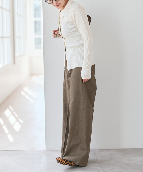 セール】バックギャザーチノ（チノパンツ）｜Spick & Span（スピック