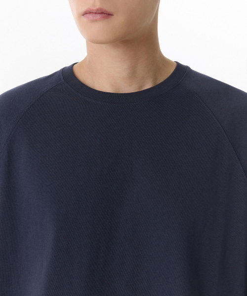 MUSINSA STANDARD（ムシンサスタンダード）の「リラックスドラグランTシャツ[ネイビー]（Tシャツ/カットソー・メンズ・その他・SMALL/MEDIUM/LARGE/X-LARGE/XX-LARGE/XXX-LARGE）」の3枚目の写真