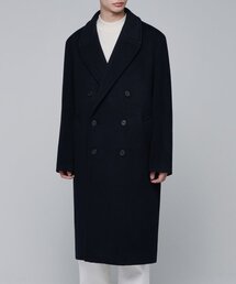 MUSINSA STANDARD（ムシンサスタンダード）の「CASHMERE BLEND OVERSIZED DOUBLE BREASTED COAT [NAVY]（チェスターコート）」